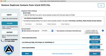 Bild 0 für Aryson Mac vCard (VCF) Du…