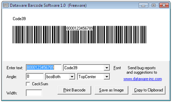 Image 1 for Barcode Software