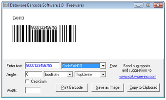 Image 2 for Barcode Software