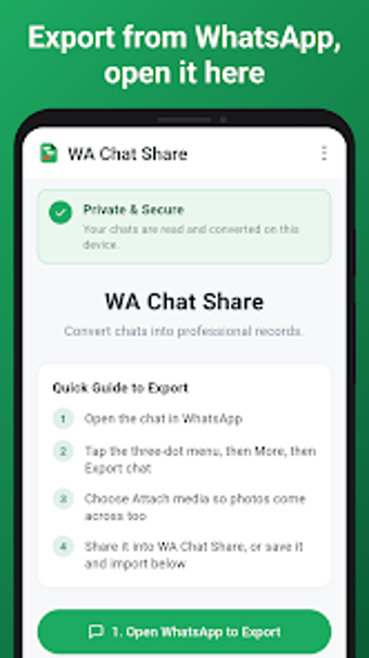 Chat Share for Whatsappの画像0