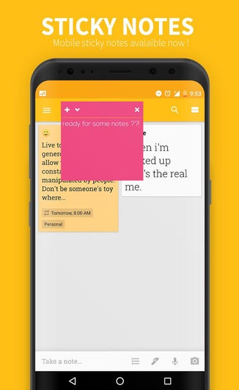 Image 0 for Floating Sticky Notes