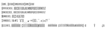 Bild 0 für Ultra Condensed Sans Seri…