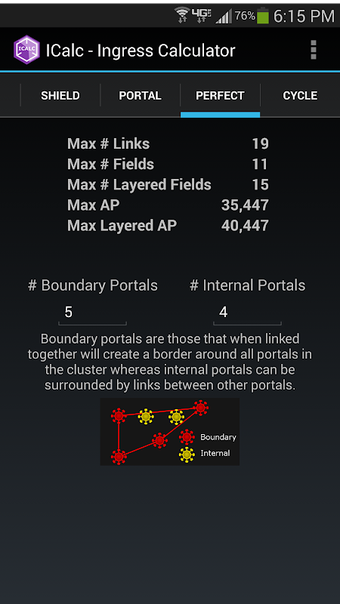 Bild 0 für ICalc - Ingress Calculato…