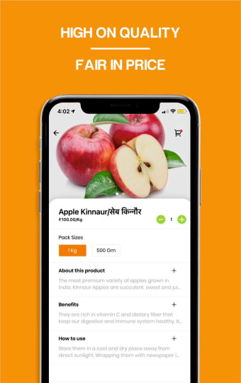 Online Vegetables  Fruits Delivery App - VegEase