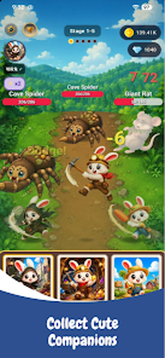 Bild 0 für FightRabbit - Idle RPG Qu…