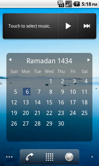 Imagen 3 para Hijri Calendar Widget