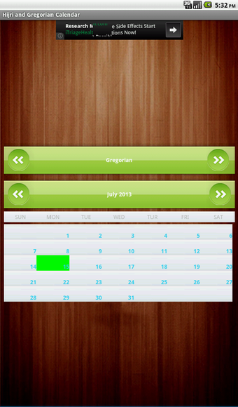 Imagen 9 para Hijri Calendar Widget