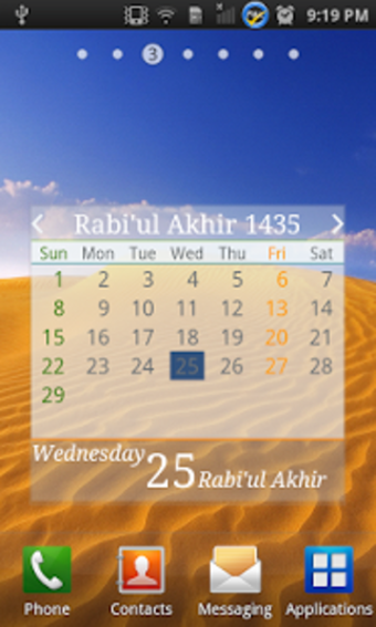 Immagine 7 per Hijri Calendar Widget