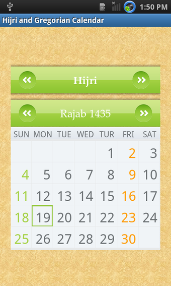 Immagine 8 per Hijri Calendar Widget