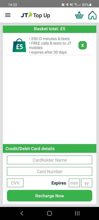 Image 0 for JT My Top Up