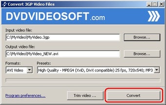 Bild 0 für Free 3GP Video Converter