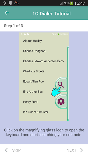 Obraz 0 dla Big keyboard: contacts se…