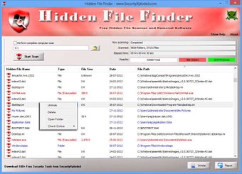 Bild 1 für Hidden File Finder