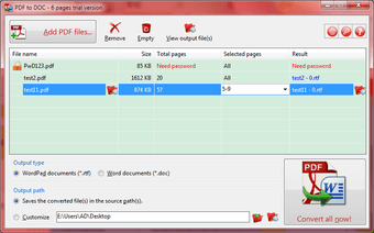Immagine 0 per PDF to DOC