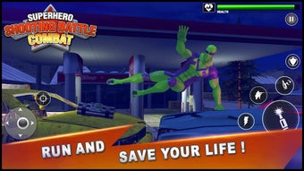 Superhero Shooting battle: Strange Spider Combat