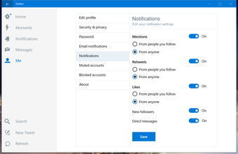 Twitter for Windows 10の画像1