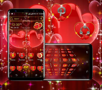 Valentine Heart Launcher Theme