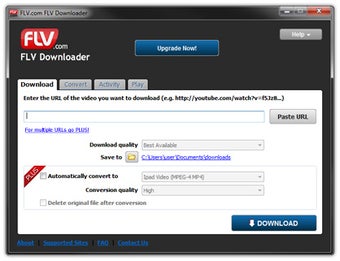 Bild 0 für FLV.com FLV Downloader