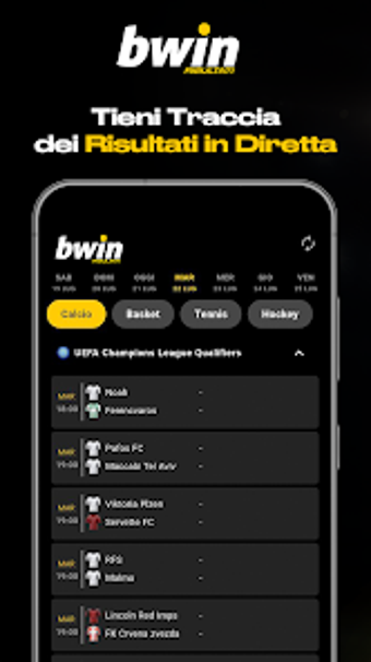 bwin Risultati Live的第0张图片