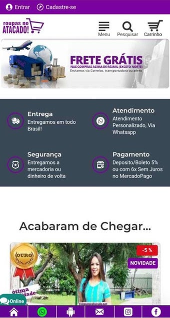 Imagen 0 para Roupas no Atacado direto …