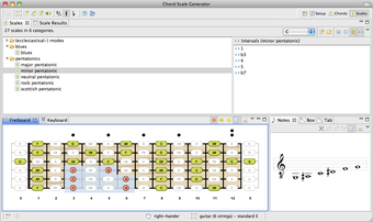 Chord Scale Generator for Mac