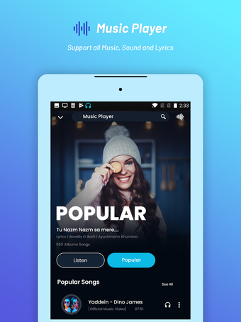 Music Player For Galaxy的第0张图片