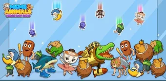 Bild 0 für Crazy Animals: Merge Drop…