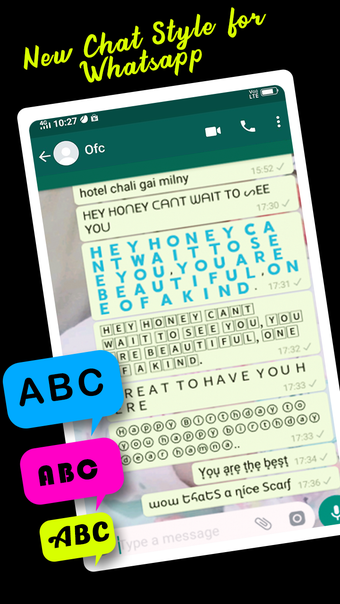 Stylis chat style for whatsApp