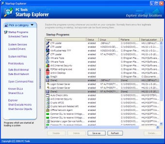 Obraz 0 dla PC Tools Startup Explorer