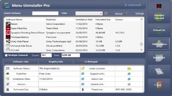 Menu Uninstaller Pro