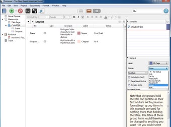 Image 1 pour Scrivener