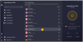 Cyberghost VPNの画像3