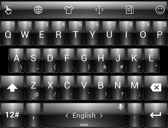 Keyboard Theme Dusk White