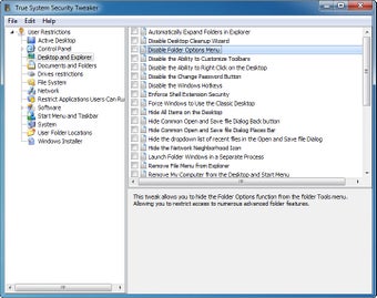 True System Security Twea…的第0张图片
