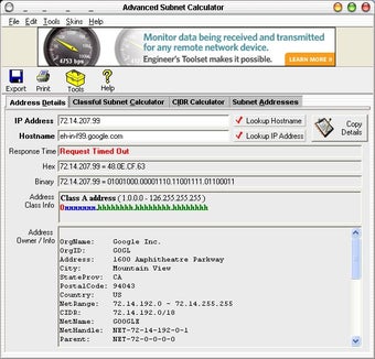 Bild 1 für Advanced Subnet Calculato…