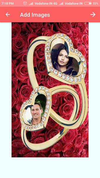 Image 0 pour Lovely Ring Photo Frames
