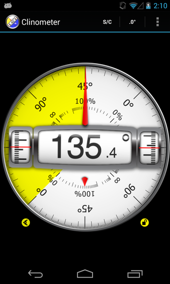 Clinometer + bubble level