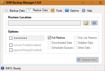 Image 2 for IDM Backup Manager