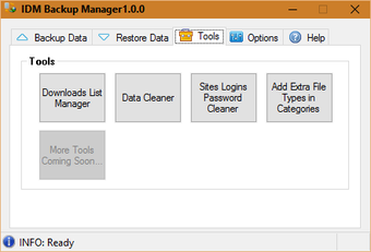 Bild 1 für IDM Backup Manager