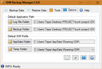 IDM Backup Managerの画像1