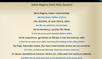 Latin Catholic Prayers