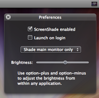 Image 1 pour ScreenShade