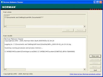 Image 0 for Norman Malware Cleaner