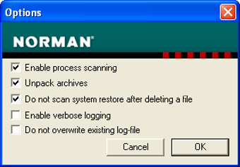 Image 1 for Norman Malware Cleaner