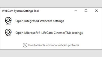 Image 0 for Webcam System Settings