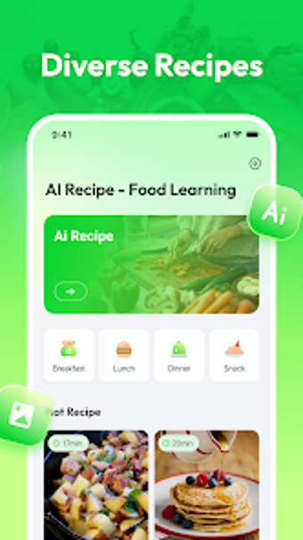Obraz 0 dla AI Recipe - Food Learning