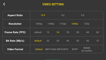 4K Camera - Filmmaker Pro…的第0张图片