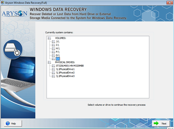 Bild 0 für Aryson Windows Data Recov…