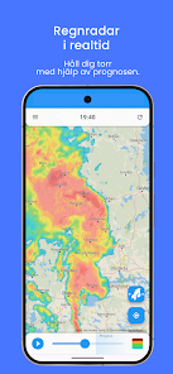 Regnradar - med prognosの画像0