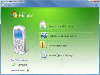 Windows Mobile Device Center